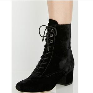 JOIE Black Yulia Velvet Boot